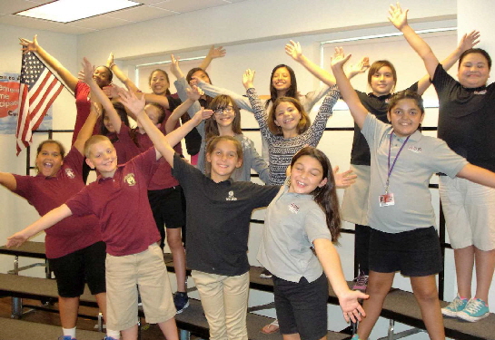 Arizona Charter Academy chorus singing "We Are All Children"